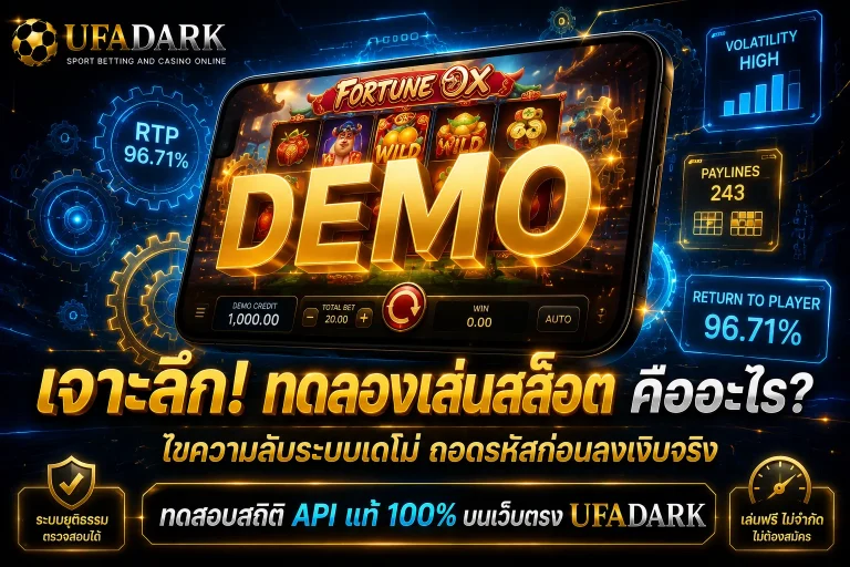 ทดลองเล่นสล็อต คืออะไร? ถอดรหัสระบบเดโม่ก่อนลงสนามจริงบนเว็บตรง UFADARK