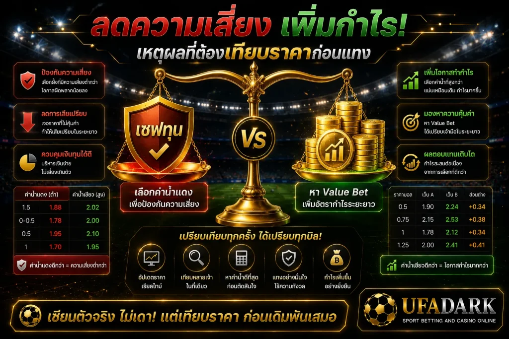 เปรียบเทียบราคาบอล